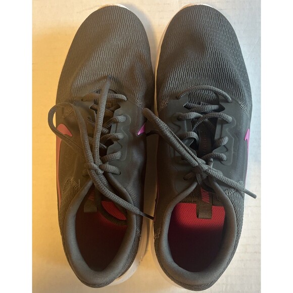Nike Flex Experience Womens CD0228-002 Iron Grey Pink Size 10W Athletic Shoes - Picture 3 of 10